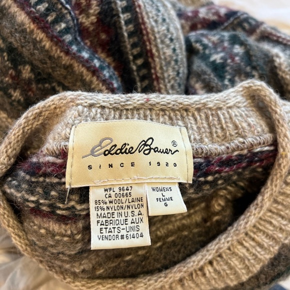 Fair isle wool sweater - Picture 2 of 3